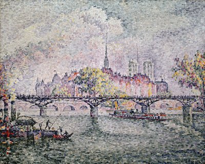 Île de la Cité, Parijs, 1912 door Paul Signac